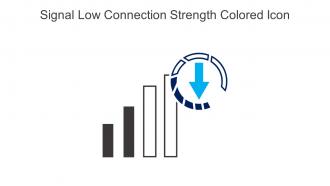 Signal Low Connection Strength Colored Icon In Powerpoint Pptx Png And Editable Eps Format