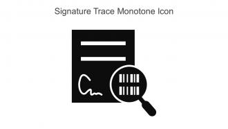 Signature Trace Monotone Icon In Powerpoint Pptx Png And Editable Eps Format