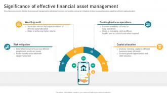 Significance Of Effective Financial Asset Implementing Financial Asset Management Strategy
