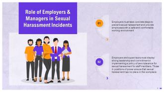 Significance Of Stakeholders In Combating Sexual Harassment Training Ppt Editable Slides