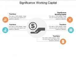 Significance working capital ppt powerpoint presentation portfolio information cpb