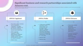 Significant Business And Research Partnerships Associated Amazon Growth Initiative As Global Leader Attractive Customizable