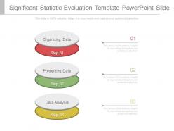 Significant statistic evaluation template powerpoint slide