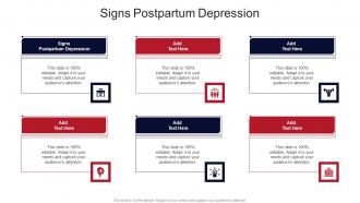 Signs Postpartum Depression In Powerpoint And Google Slides Cpb