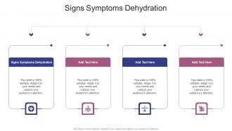 Signs Symptoms Dehydration In Powerpoint And Google Slides Cpb