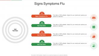 Signs Symptoms Flu In Powerpoint And Google Slides Cpb