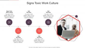 Signs Toxic Work Culture In Powerpoint And Google Slides Cpb