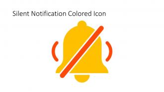 Silent Notification Colored Icon In Powerpoint Pptx Png And Editable Eps Format