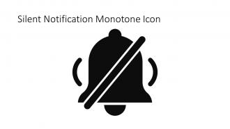 Silent Notification Monotone Icon In Powerpoint Pptx Png And Editable Eps Format