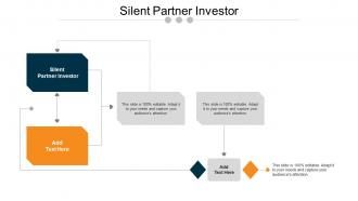 Silent Partner Investor Ppt Powerpoint Presentation Show Portfolio Cpb