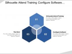 Silhouette Attend Training Configure Software Test Configuration Gears
