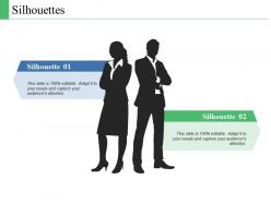 Silhouettes business marketing ppt powerpoint presentation model picture