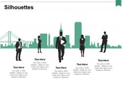 72165630 style variety 1 silhouettes 5 piece powerpoint presentation diagram infographic slide