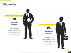 Silhouettes corporate leadership ppt styles gridlines