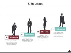 Silhouettes formal ppt powerpoint presentation icon demonstration
