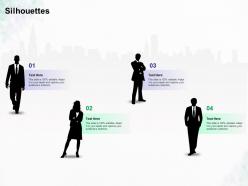 Silhouettes m32 ppt powerpoint presentation pictures layout