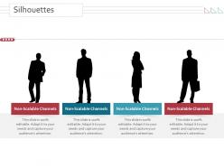 Silhouettes merger and takeovers ppt powerpoint presentation icon maker