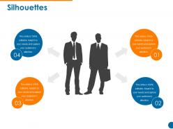 79042481 style variety 1 silhouettes 4 piece powerpoint presentation diagram infographic slide