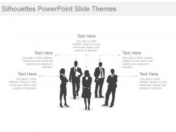 Silhouettes powerpoint slide themes