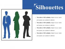 Silhouettes ppt background images