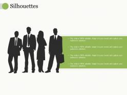 16266262 style variety 1 silhouettes 4 piece powerpoint presentation diagram infographic slide