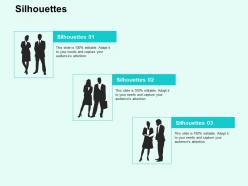 26373009 style variety 1 silhouettes 3 piece powerpoint presentation diagram infographic slide