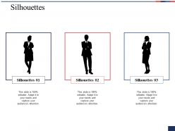 Silhouettes ppt professional background images