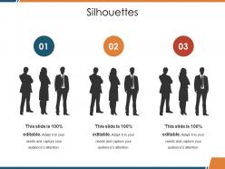 Silhouettes ppt visual aids example 2015