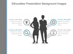 Silhouettes presentation background images