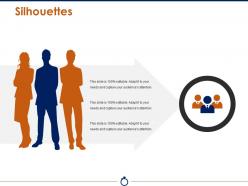 15547514 style variety 1 silhouettes 3 piece powerpoint presentation diagram infographic slide