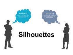 Silhouettes strategy planning ppt powerpoint presentation show aids