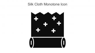 Silk Cloth Monotone Icon In Powerpoint Pptx Png And Editable Eps Format