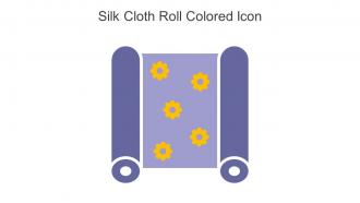 Silk Cloth Roll Colored Icon In Powerpoint Pptx Png And Editable Eps Format