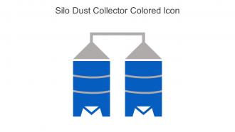 Silo Dust Collector Colored Icon In Powerpoint Pptx Png And Editable Eps Format