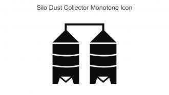 Silo Dust Collector Monotone Icon In Powerpoint Pptx Png And Editable Eps Format