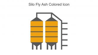 Silo Fly Ash Colored Icon In Powerpoint Pptx Png And Editable Eps Format
