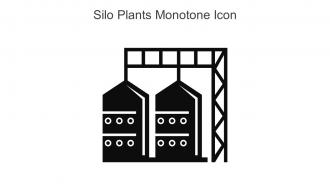 Silo Plants Monotone Icon In Powerpoint Pptx Png And Editable Eps Format