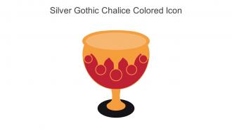 Silver Gothic Chalice Colored Icon In Powerpoint Pptx Png And Editable Eps Format