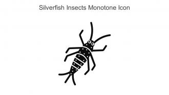 Silverfish Insects Monotone Icon In Powerpoint Pptx Png And Editable Eps Format