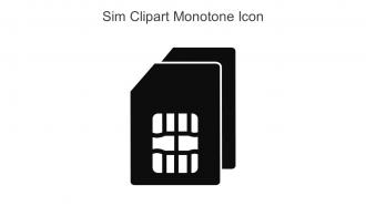 Sim Clipart Monotone Icon In Powerpoint Pptx Png And Editable Eps Format