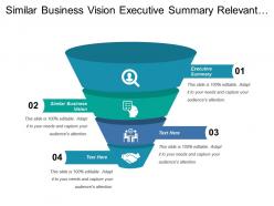 Similar business vision executive summary relevant intellectual property