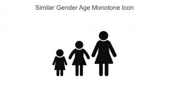 Similar Gender Age Monotone Icon In Powerpoint Pptx Png And Editable Eps Format