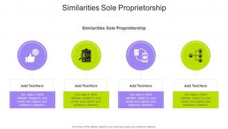 Similarities Sole Proprietorship In Powerpoint And Google Slides Cpb