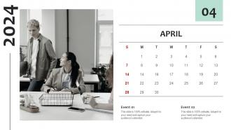 Simple And Effective Calendar Blueprint Ppt Template Impactful Professional