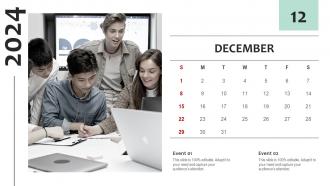 Simple And Effective Calendar Blueprint Ppt Template Interactive Professional