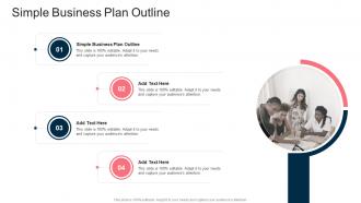 Simple Business Plan Outline In Powerpoint And Google Slides Cpb