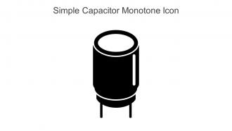 Simple Capacitor Monotone Icon In Powerpoint Pptx Png And Editable Eps Format