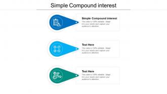 Simple compound interest ppt powerpoint presentation inspiration layout cpb