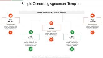 Simple Consulting Agreement Template In Powerpoint And Google Slides Cpb