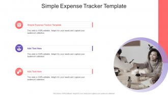 Simple Expense Tracker Template In Powerpoint And Google Slides Cpb
